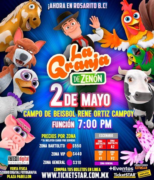 LA GRANJA DE ZENÓN (ROSARITO 7pm)